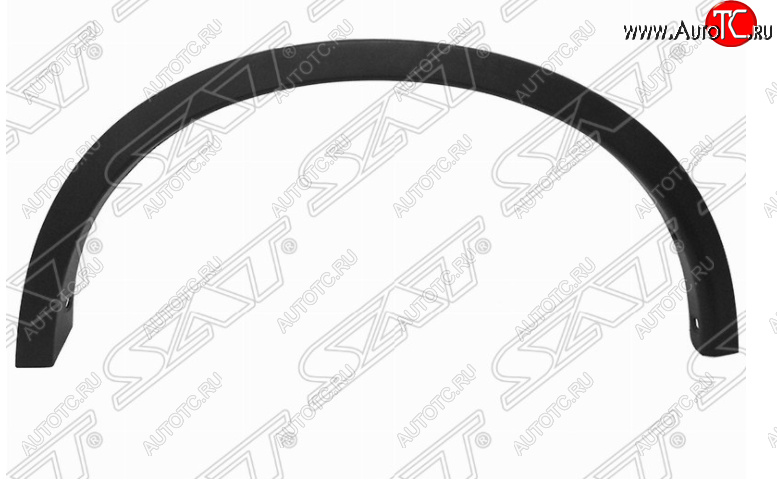 1 799 р. Молдинг арки крыла SAT (Задний, левый)  Nissan X-trail  3 T32 (2013-2018) дорестайлинг (Неокрашенный)  с доставкой в г. Горно‑Алтайск
