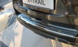 5 949 р. Защитная накладка на задний бампер СТ Nissan X-trail 3 T32 рестайлинг (2017-2022)  с доставкой в г. Горно‑Алтайск. Увеличить фотографию 2