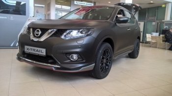 7 949 р. Пластиковые порожки АвтоКрат Nissan X-trail 3 T32 рестайлинг (2017-2022) (Неокрашенные)  с доставкой в г. Горно‑Алтайск. Увеличить фотографию 2