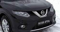 1 089 р. Реснички на фары RA  Nissan X-trail  3 T32 (2013-2018) дорестайлинг (Неокрашенные)  с доставкой в г. Горно‑Алтайск. Увеличить фотографию 3