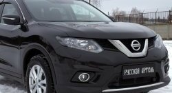 1 089 р. Реснички на фары RA  Nissan X-trail  3 T32 (2013-2018) дорестайлинг (Неокрашенные)  с доставкой в г. Горно‑Алтайск. Увеличить фотографию 4