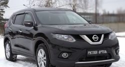 1 089 р. Реснички на фары RA  Nissan X-trail  3 T32 (2013-2018) дорестайлинг (Неокрашенные)  с доставкой в г. Горно‑Алтайск. Увеличить фотографию 5