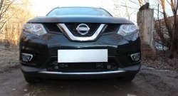 Сетка (под парктроник) на бампер Russtal (черная) Nissan X-trail 3 T32 рестайлинг (2017-2022)