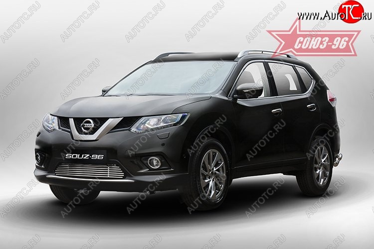 6 524 р. Декоративный элемент воздухозаборника Souz-96 (d10) Nissan X-trail 3 T32 рестайлинг (2017-2022)  с доставкой в г. Горно‑Алтайск