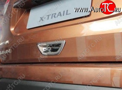 2 399 р. Накладка на ручку багажника СТ Nissan X-trail 3 T32 рестайлинг (2017-2022)  с доставкой в г. Горно‑Алтайск