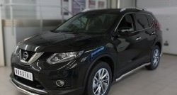 23 949 р. Защита порогов из круглой трубы диаметром 63 мм SLITKOFF Nissan X-trail 3 T32 рестайлинг (2017-2022)  с доставкой в г. Горно‑Алтайск. Увеличить фотографию 4