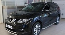 26 999 р. Широкая защита порогов SLITKOFF Nissan X-trail 3 T32 рестайлинг (2017-2022)  с доставкой в г. Горно‑Алтайск. Увеличить фотографию 4