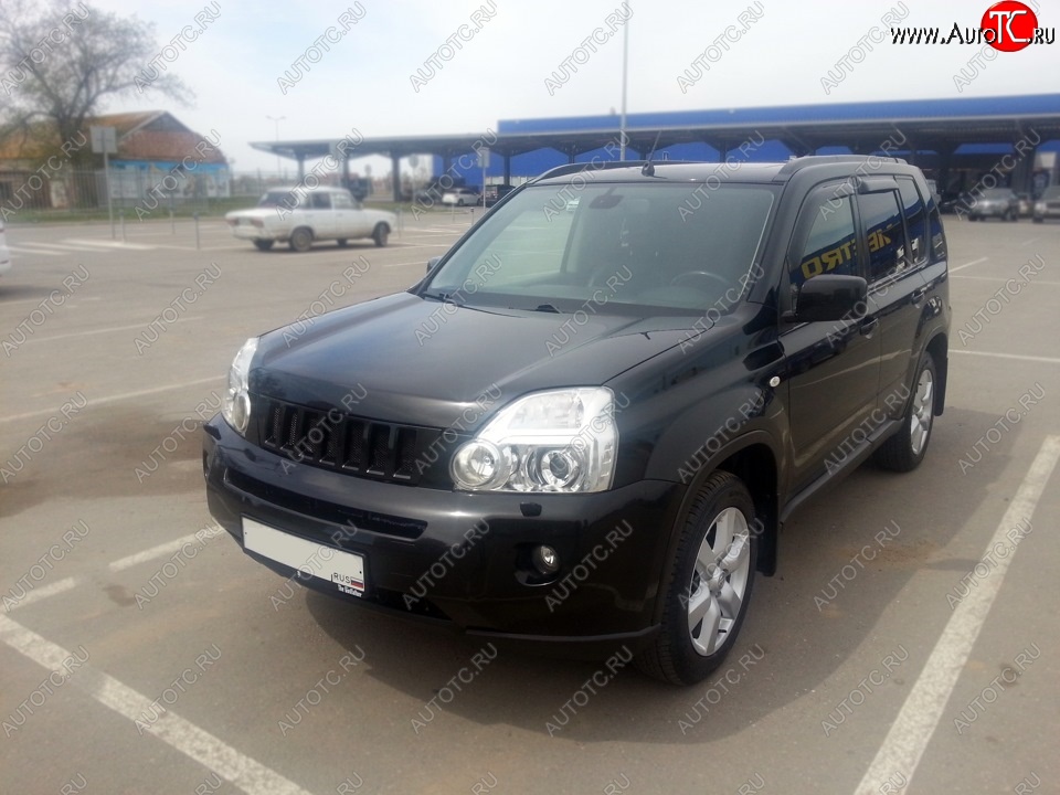 7 299 р. Решетка радиатора GENEFIELD Nissan X-trail 2 T31 дорестайлинг (2007-2011) (Неокрашенная)  с доставкой в г. Горно‑Алтайск