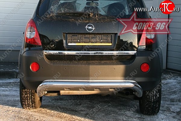 11 564 р. Защита заднего бампера Souz-96 (d76) Opel Antara (2006-2010)  с доставкой в г. Горно‑Алтайск