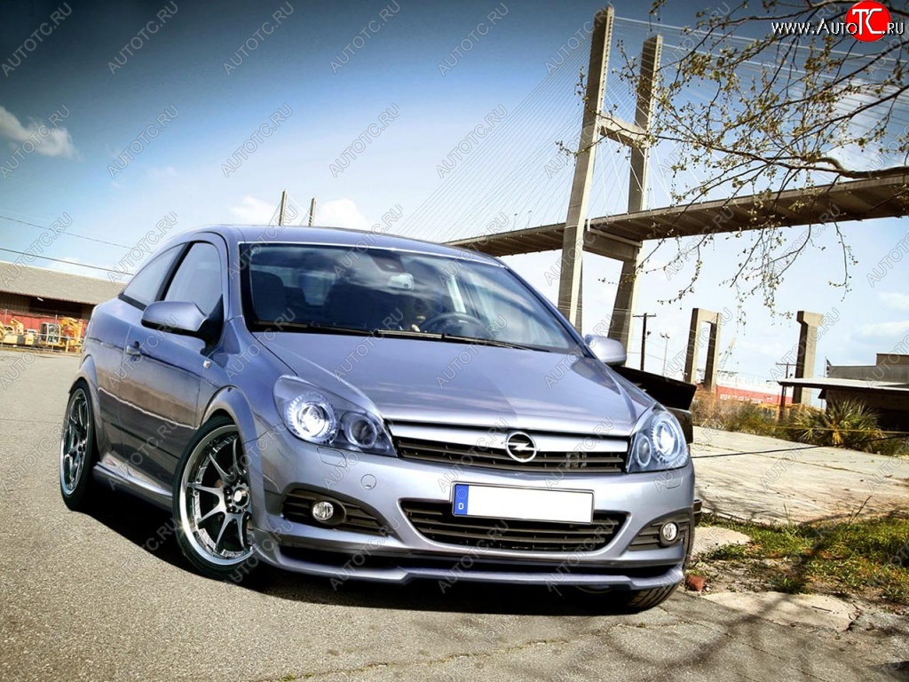 15 599 р. Накладка на передний бампер R1 Opel Astra H GTC хэтчбек 3 дв. дорестайлинг (2004-2006)  с доставкой в г. Горно‑Алтайск