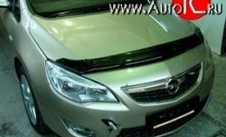 4 599 р. Дефлектор капота NovLine  Opel Astra  J (2009-2017) хэтчбек 5 дв. дорестайлинг, хэтчбек 5 дв.  рестайлинг  с доставкой в г. Горно‑Алтайск. Увеличить фотографию 1