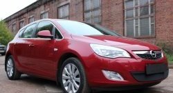 1 469 р. Сетка на бампер Russtal (черная) Opel Astra J хэтчбек 5 дв. дорестайлинг (2009-2012)  с доставкой в г. Горно‑Алтайск. Увеличить фотографию 2