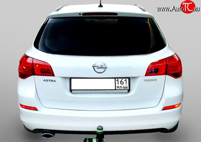 5 749 р. Фаркоп (Sports Tourer) Лидер Плюс Opel Astra J хэтчбек 5 дв. дорестайлинг (2009-2012) (Без электропакета)  с доставкой в г. Горно‑Алтайск