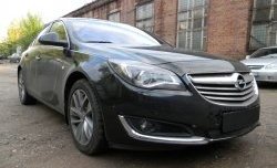 1 469 р. Сетка на бампер (рестайлинг) Russtal (черная) Opel Insignia A рестайлинг седан (2013-2017)  с доставкой в г. Горно‑Алтайск. Увеличить фотографию 3