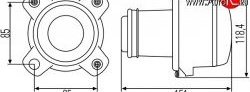 15 499 р. Модуль ближнего света Hella 1BL 008 193-001 c линзой Honda Civic ES седан дорестайлинг (2000-2003) (Без пыльника)  с доставкой в г. Горно‑Алтайск. Увеличить фотографию 2