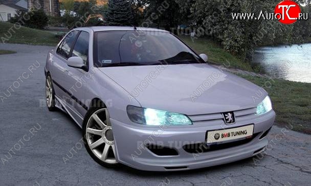 23 969 р. Передний бампер ВМВ Peugeot 406 8B седан рестайлинг (1999-2004)  с доставкой в г. Горно‑Алтайск