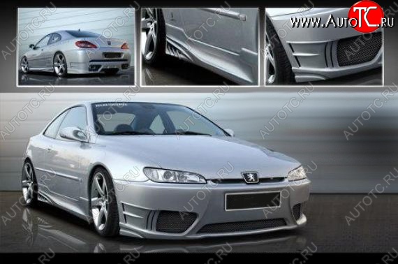 22 899 р. Передний бампер COUPE R1 Peugeot 406 8B седан рестайлинг (1999-2004)  с доставкой в г. Горно‑Алтайск