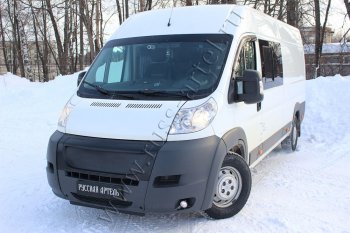 4 899 р. Решётка радиатора RA (зимний вариант, 250 кузов, заготовка) Peugeot Boxer 250 (2006-2014) (Поверхность глянец (под окраску), Неокрашенная)  с доставкой в г. Горно‑Алтайск. Увеличить фотографию 3