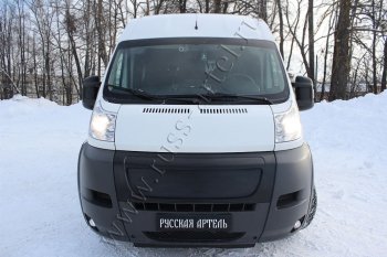 4 899 р. Решётка радиатора RA (зимний вариант, 250 кузов, заготовка) Peugeot Boxer 250 (2006-2014) (Поверхность глянец (под окраску), Неокрашенная)  с доставкой в г. Горно‑Алтайск. Увеличить фотографию 4