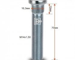 Забивная шпилька 58 мм ступицы Вектор M14 1.5 58 Volkswagen Jetta A5 седан (2005-2011) 