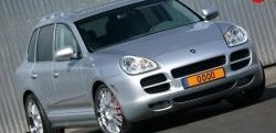 21 499 р. Накладка на передний бампер Gemballa Aero I Porsche Cayenne 955 (2002-2006) (Неокрашенная)  с доставкой в г. Горно‑Алтайск. Увеличить фотографию 2