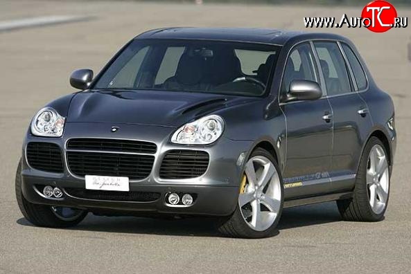 21 499 р. Накладка на передний бампер Gemballa Aero I Porsche Cayenne 955 (2002-2006) (Неокрашенная)  с доставкой в г. Горно‑Алтайск