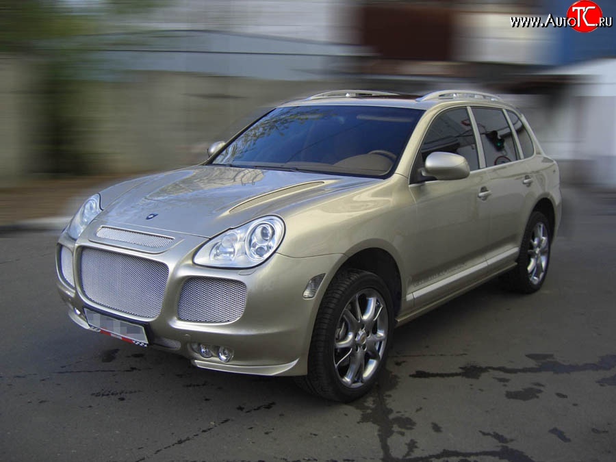 17 299 р. Комплект порогов Gemballa Aero III Porsche Cayenne 955 (2002-2006) (Неокрашенные)  с доставкой в г. Горно‑Алтайск