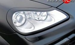 2 299 р. Реснички на фары JE Design  Porsche Cayenne  957 (2007-2010) (Неокрашенные)  с доставкой в г. Горно‑Алтайск. Увеличить фотографию 4