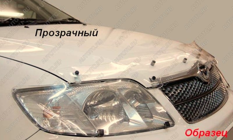 2 049 р. Дефлектор капота CA-Plastiс  Mitsubishi ASX (2010-2020) дорестайлинг, 1-ый рестайлинг, 2-ой рестайлинг (серия Classic прозрачный)  с доставкой в г. Горно‑Алтайск