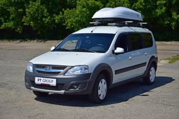 26 789 р. Автобокс PT GROUP (510л., 210х45х81, одностороннее открывание) Turino Sport белый BAIC X35 (2023-2025) (Белый)  с доставкой в г. Горно‑Алтайск. Увеличить фотографию 6