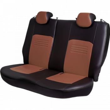 9 449 р. Комплект чехлов для сидений (РЗСиС 60/40 2Г Илана+Орегон) ТУРИН Lord Autofashion  Chevrolet Niva  2123 (2009-2020) рестайлинг (черный, вставка темно-коричневая/беж, темно-коричневая)  с доставкой в г. Горно‑Алтайск. Увеличить фотографию 4