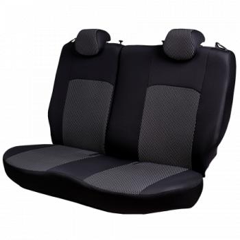 5 949 р. Комплект чехлов для сидений (РЗСиС 60/40 2Г Жаккард) ДУБЛИН Lord Autofashion  Лада Гранта Кросс  2194 (2018-2025) универсал (черный, вставка Прямоугольник черная)  с доставкой в г. Горно‑Алтайск. Увеличить фотографию 7