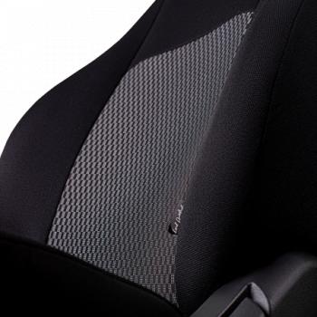 5 949 р. Комплект чехлов для сидений (РЗСиС 60/40 2Г Жаккард) ДУБЛИН Lord Autofashion  Лада Гранта Кросс  2194 (2018-2025) универсал (черный, вставка Прямоугольник черная)  с доставкой в г. Горно‑Алтайск. Увеличить фотографию 9