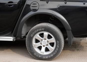 Расширители колесных арок задний левый (вынос 40 мм) Русская Артель Mitsubishi L200 4  рестайлинг (2013-2016)