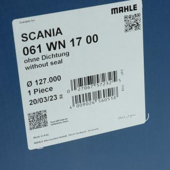 7 999 р. Гильза цилиндра SCANIA P,G,R,T,K,4 series дв.DC11.01,DSC12.01 d=127 MAHLE MAHLE 061wn1700  с доставкой в г. Горно‑Алтайск. Увеличить фотографию 5