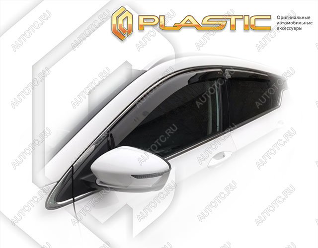 2 699 р. Ветровики дверей Classic полупрозрачный CA Plastic на Geely Binyue I поколение, I поколение рестайлинг, джип/suv 5 дв., рынок Китая  2018 - н.в.  с доставкой в г. Горно‑Алтайск