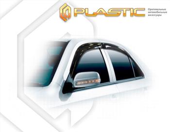 2 799 р. Ветровики дверей Classic полупрозрачный CA Plastic на Geely MK  2008–н.в.  с доставкой в г. Горно‑Алтайск. Увеличить фотографию 1