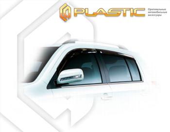 2 969 р. Ветровики дверей Classic полупрозрачный CA Plastic на Geely MK Cross  2011–н.в.  с доставкой в г. Горно‑Алтайск. Увеличить фотографию 1