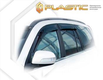2 969 р. Ветровики дверей Classic полупрозрачный CA Plastic на Great Wall Hover H5  2011–н.в.  с доставкой в г. Горно‑Алтайск. Увеличить фотографию 1