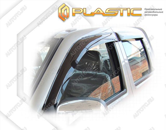 2 699 р. Ветровики дверей Classic полупрозрачный CA Plastic на Great Wall Wingle 5 2012–н.в.  с доставкой в г. Горно‑Алтайск