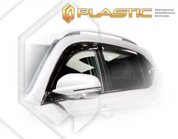2 969 р. Ветровики дверей Classic полупрозрачный CA Plastic на Haval H2  2015–н.в.  с доставкой в г. Горно‑Алтайск. Увеличить фотографию 1
