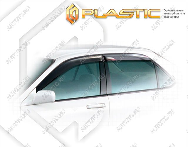 2 799 р. Ветровики дверей Classic полупрозрачный CA Plastic на Honda Accord  1997-2001  с доставкой в г. Горно‑Алтайск