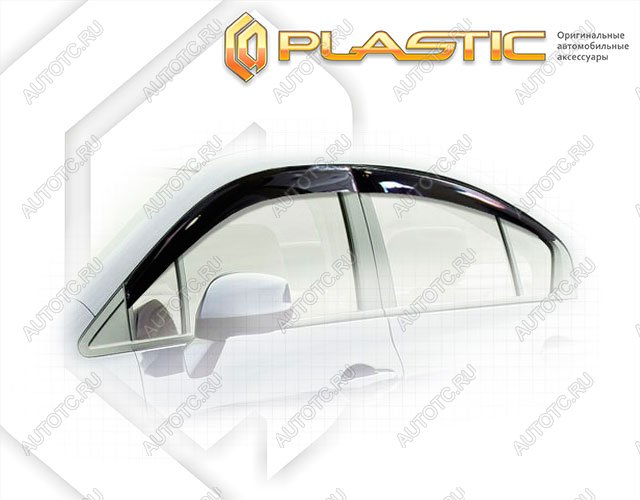 3 079 р. Ветровики дверей Classic полупрозрачный CA Plastic на Honda Civic седан 2012–н.в.  с доставкой в г. Горно‑Алтайск