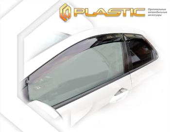 2 799 р. Ветровики дверей Classic полупрозрачный CA Plastic на Honda Civic 5D  2007-2012  с доставкой в г. Горно‑Алтайск. Увеличить фотографию 1