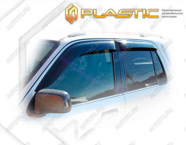 3 079 р. Ветровики дверей Classic полупрозрачный CA Plastic на Honda CR-V  1995-2001  с доставкой в г. Горно‑Алтайск