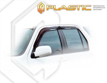 2 799 р. Ветровики дверей Classic полупрозрачный CA Plastic на Honda CR-V  2001-2006  с доставкой в г. Горно‑Алтайск. Увеличить фотографию 1