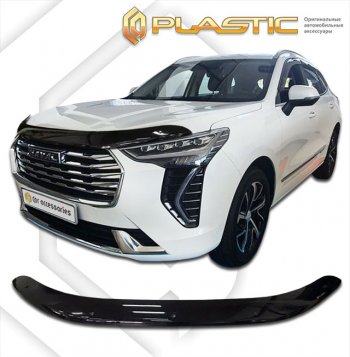 Дефлектор капота CA-Plastic Haval (Хавал) Jolion (джолион) (2020-2024) дорестайлинг, рестайлинг