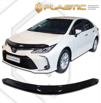 Дефлектор капота CA-Plastic Toyota (Тойота) Corolla (Королла)  E210 (2018-2022) E210 седан дорестайлинг