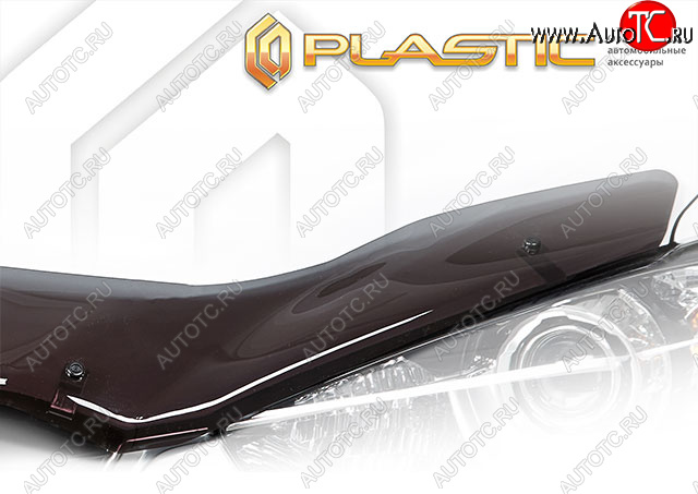 2 049 р. Дефлектор капота CA-Plastic  Nissan Wingroad  2 Y11 (2001-2005) рестайлинг универсал (classic полупрозрачный, без надписи)  с доставкой в г. Горно‑Алтайск