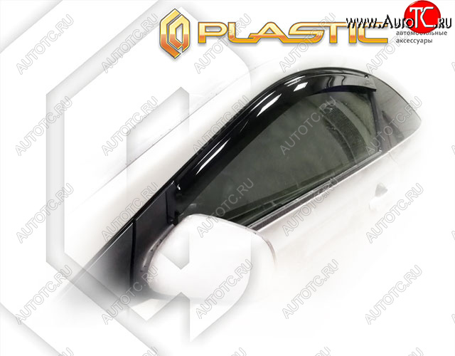 2 699 р. Ветровики дверей Classic полупрозрачный CA Plastic на Honda Civic Купе 2005-2010   с доставкой в г. Горно‑Алтайск